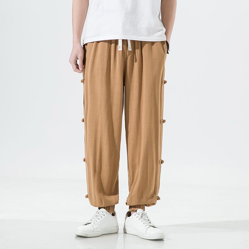メンズ ファッション パンツ ズボン ボトムス ゆったり 快適 ロング レトロ チャイナ風 唐装 男性 漢服 カジュアル 春夏 男性｜Bliss time shop 8,900円