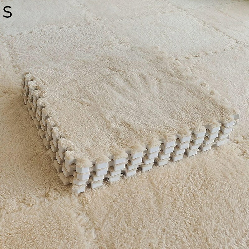 防音 起毛ジョイントマット 冷房対策 床暖房対応 もこもこ 10枚セット 30x30cm 柔らかい 弾力良く 衝撃を吸収し 保温防寒 ジョイントマット 抗菌防臭 防ダニ 大判 自由に組み合わせ お手入れ簡単 絨毯 滑らな