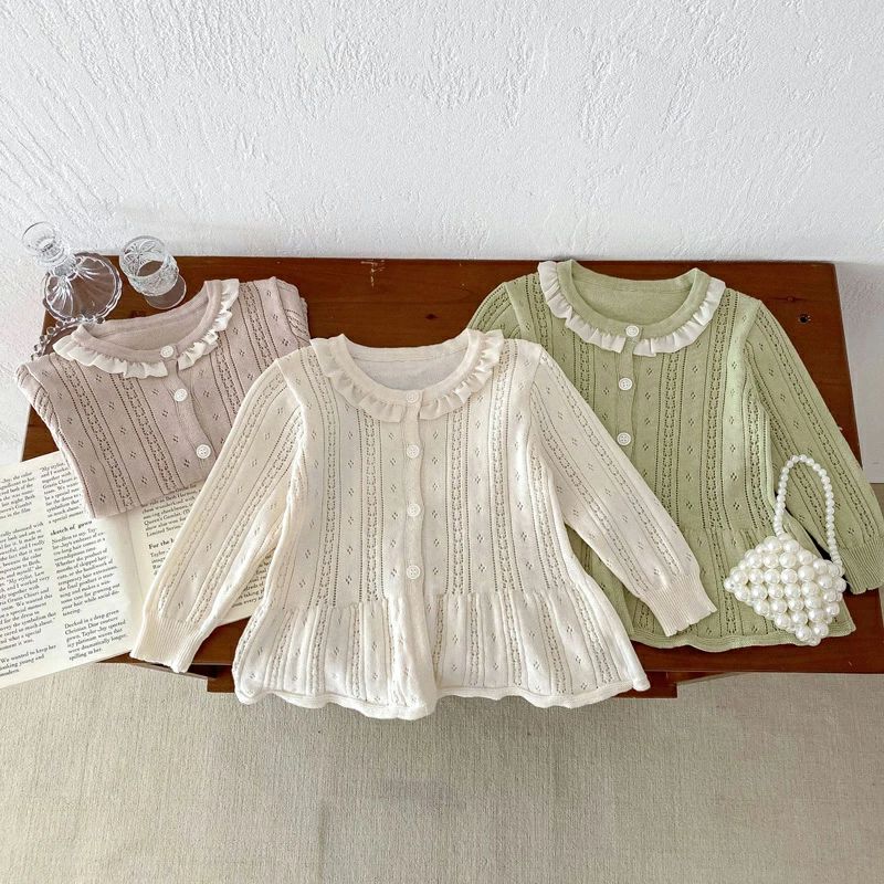 【18日迄】20倍!キッズ ベビー服 日焼打ちきり ジレー ボレロ スピード競技飾りつけの透かし編み うしろ帯 空調設備打つ手 夏時ジレー 長袖 トップス 羽織 重ね着 薄っぺら もの言う花 赤んぼう 生み出すこと祝賀会 赤ちゃん 混雑時差し固める 赤ちゃん服 キッズ ガールズ 今めかしい ファ