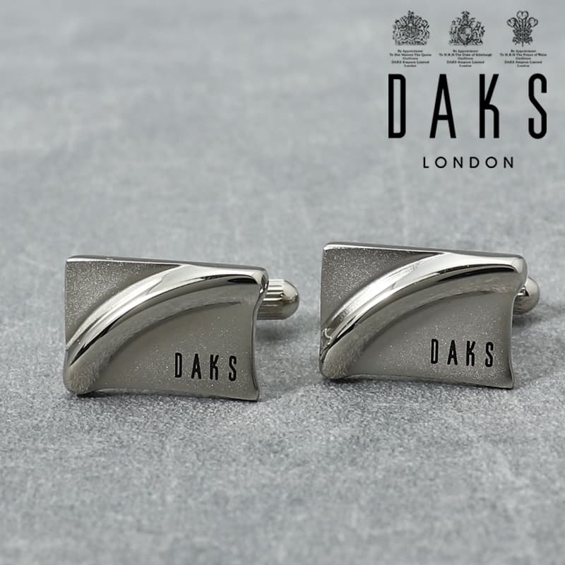 楽天市場】カフスボタン DAKS ダックス カフリンクス ステンレス