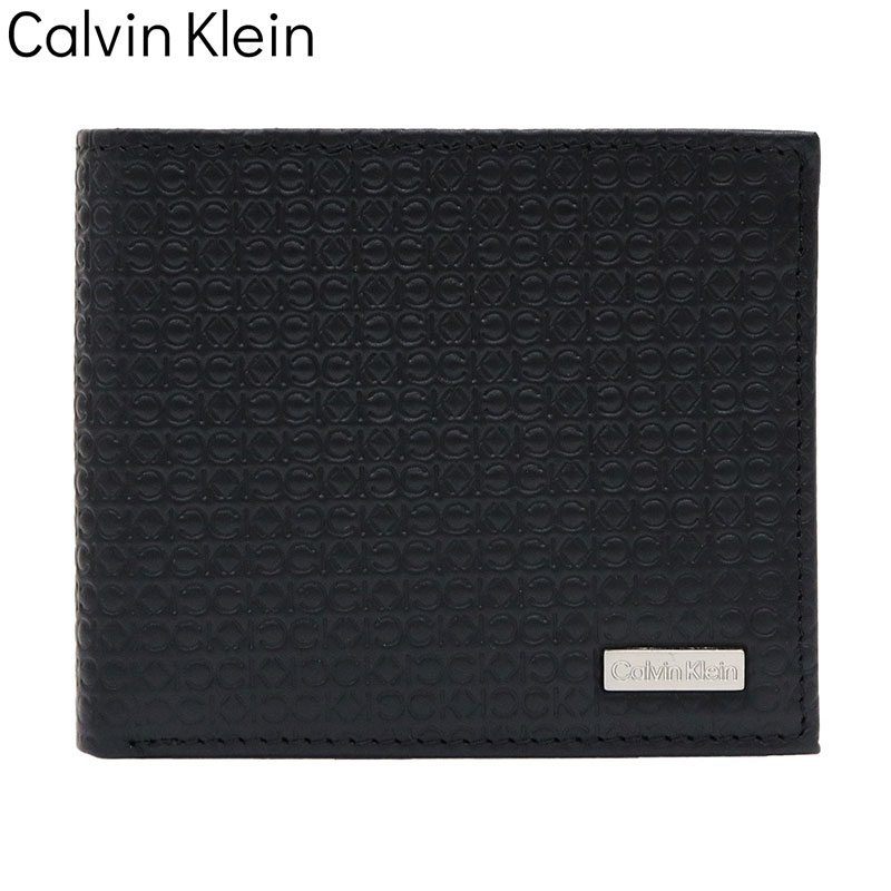 【Calvin Klein】 カルバンクライン 二つ折り財布 財布 二つ折り財布 Billfold With Coin Pocket メンズ 二つ折り財布 ブラック 31CK130007 人気 おすすめ おしゃれ ブランド プレゼント ギフト 父の日