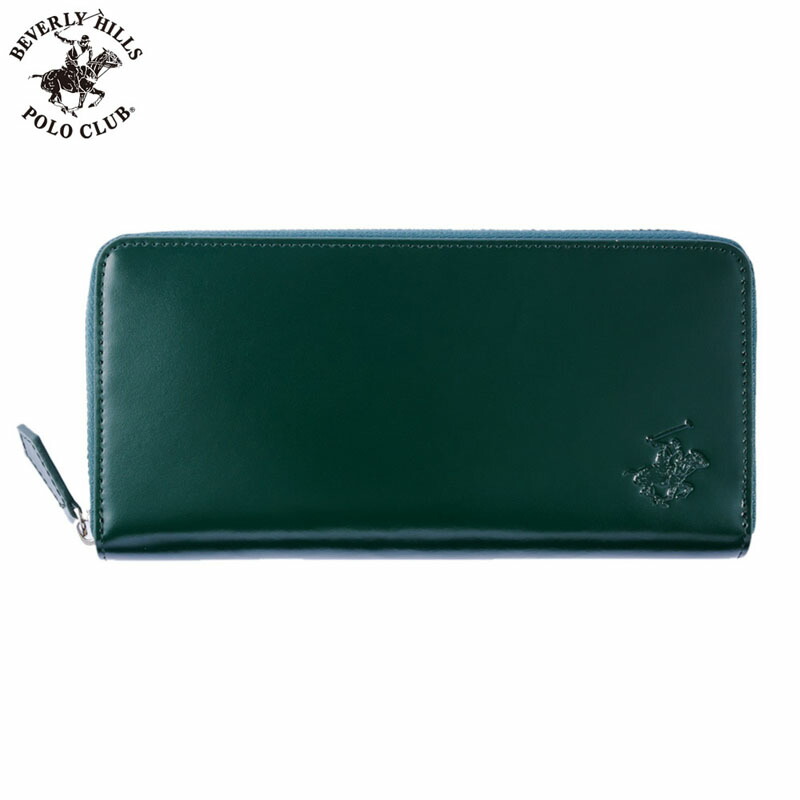【BEVERLY HILLS POLO CLUB】 ビバリーヒルズ ポロ クラブ ラウンド長財布 長財布 ラウンド長財布メンズ ラウンド長財布 グリーン/ダークブラウン BHG-M1001-GR-DBR 人気 おすすめ おしゃれ ブランド プレゼント ギフト 父の日 10,313円