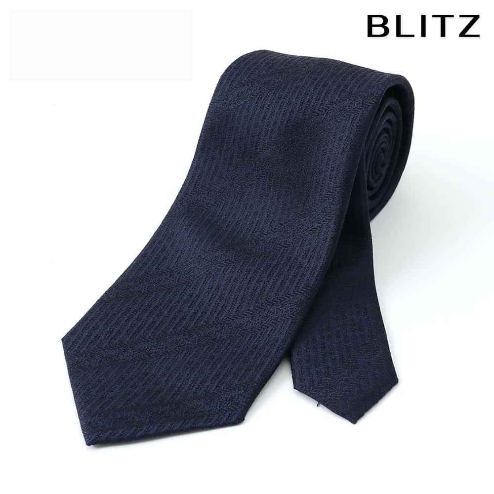 ネクタイシャツ　ストライプ　シルクネクタイ　ブルー　古着　長袖　XLサイズ jun-dreust-33.jpg