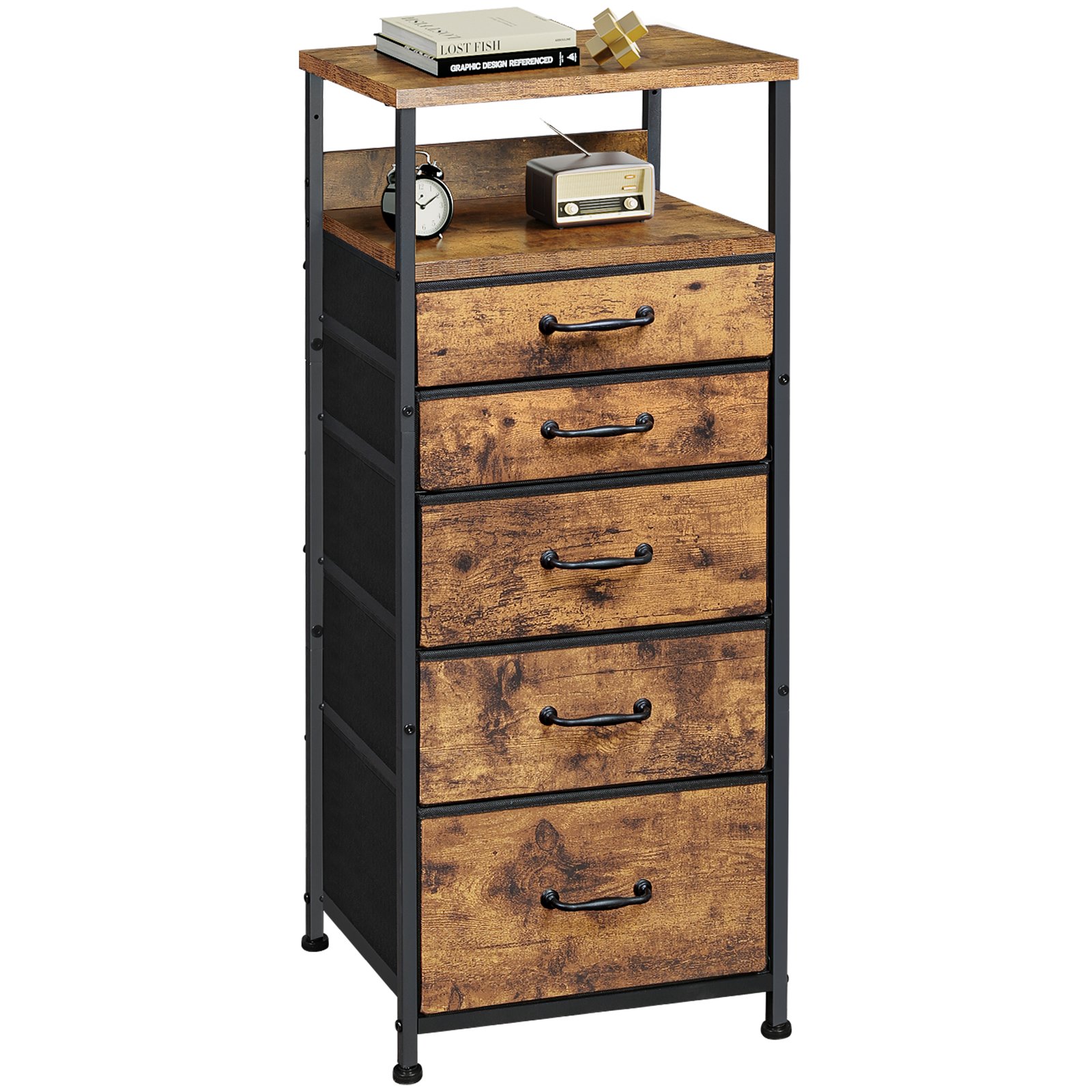 楽天市場】Yem タンス チェスト 4段9杯 収納 おしゃれ キャスター付き