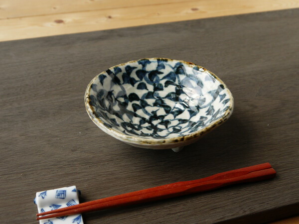 楽天市場】美濃焼 手描きタコ唐草多用鉢19.5x6cm 土物 手描き 鉢 煮物