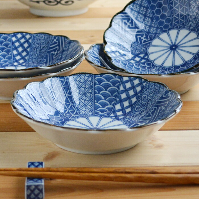 規窯　染付祥瑞小鉢 楽天市場】美濃焼 染付祥瑞 小鉢【径13x高3.5cm】【藍 染付 器