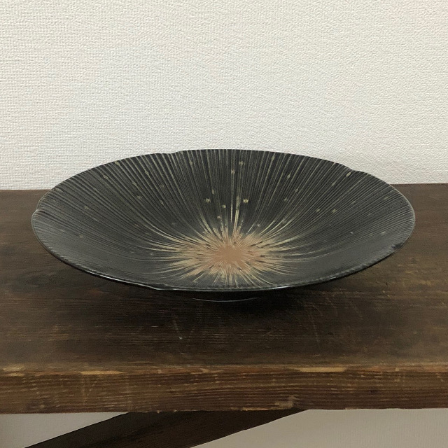 新品2点セット　美濃焼　千段十草　22cm　深皿　ベージュ 楽天市場】美濃焼 単売 ギフト対象外千段十草 深皿 22センチ ベージュ