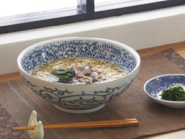 楽天市場】【ペアセット】染付絵変りペア麺鉢 21cm ラーメン