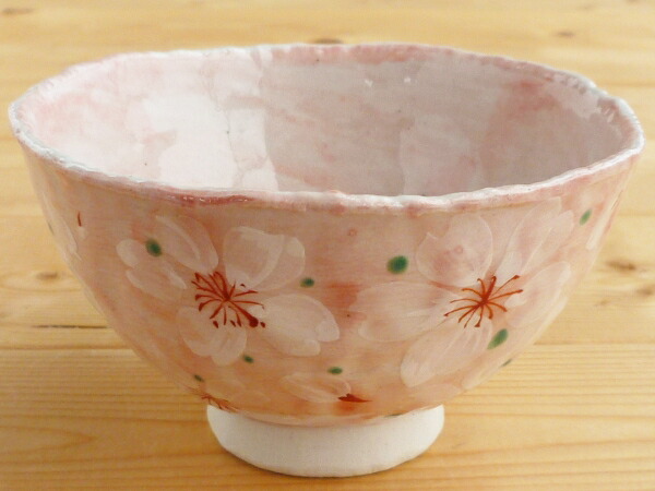 楽天市場 美濃焼 アウトレット ギフト対象外 やよい花茶碗 ピンク 径11x高6 5cm Ricebowl Sakura Made In Japan Bloom Plus 食器のブルームプラスbloom Plus