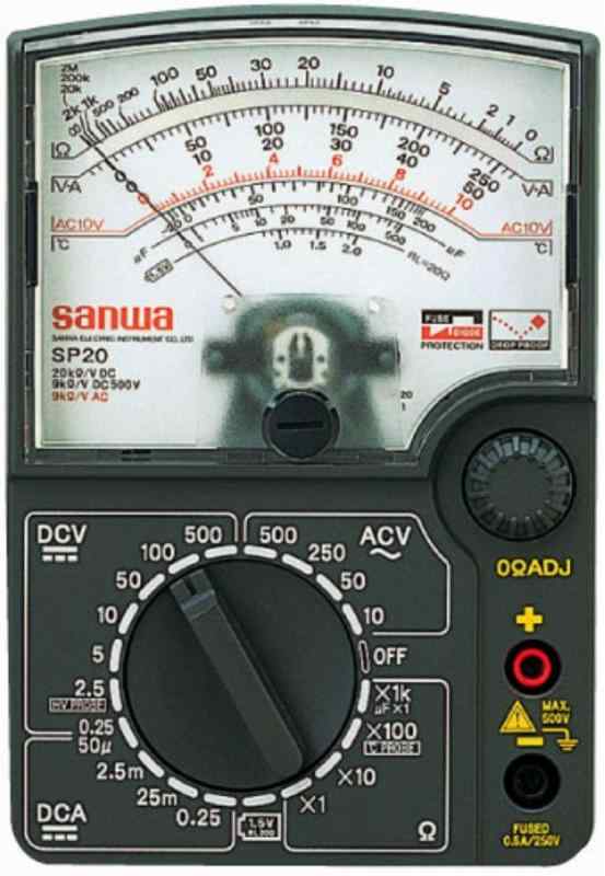 三和電気計器 sanwa アナログマルチテスタ SP-20