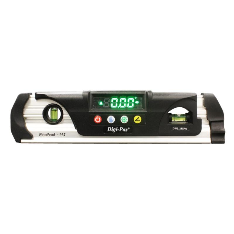 Digi-Pas 防水式デジタルレベル 水平器 0.05&deg; 200mm DWL280Pro｜bloomelier
