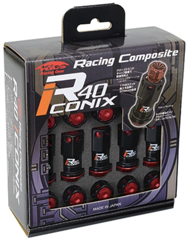 KYO-EI ( 協永産業 ) ホイールナット Racing Composite R40 iCONIX 【 M12 x P1.5 】 アルミキャップ付