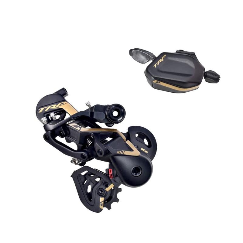 TRP(ティーアールピー) G-SPEC DH7 M-860 Rear Derailleur & Shift lever KIT GOLD|bloomelier