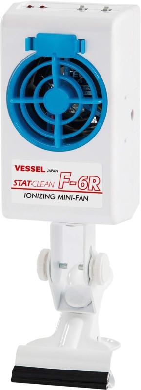 ベッセル(VESSEL) 静電気除去 クリップ付きミニファン F-6RCL