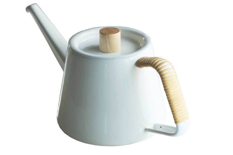 バリスタの声から生まれたKaicoドリップケトルS 950ml 籐巻き 【日本製】