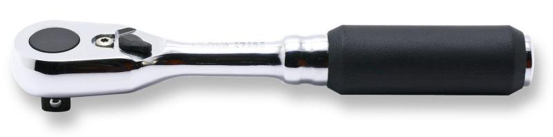 山下製作科学研究所 コーケン Z-EAL 3/8(9.5粍)SQ. ラチェットハンドル(遊撃手) 全長100粍 ブラック-メッキ-クロム