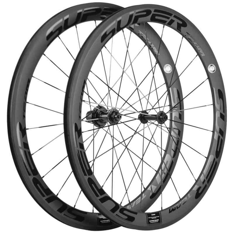 Superteamカーボンホイール50mmクリンチャー700cバイクホイール1ペア