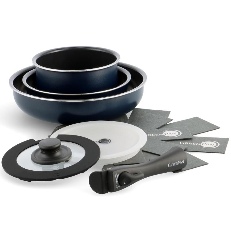 グリーンパン GREENPAN 鍋 フライパン 旧ハンドルタイプ 【クリックシェフ】セット