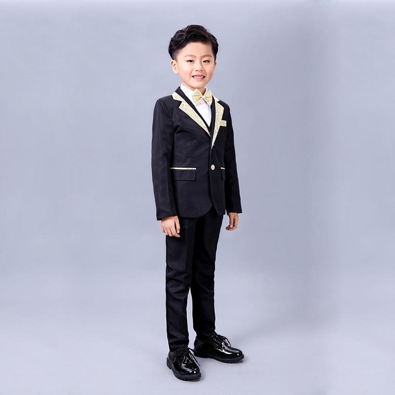 スーツ 男の子 キッズ フォーマル セットアップ テーラードジャケット ブレザー 綿混 ポリエステル 長袖 結婚式 発表会 卒業式 入学式 リングボーイ 司会 演奏会 ステージ衣装|bloomelier