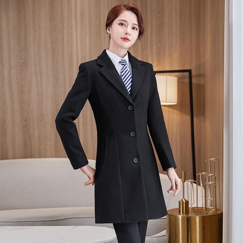 コート レディース メンズ 男女兼用 チェスターコート ロングコート 秋冬 防寒 ビジネス カジュアル アウター 事務服 正装|bloomelier