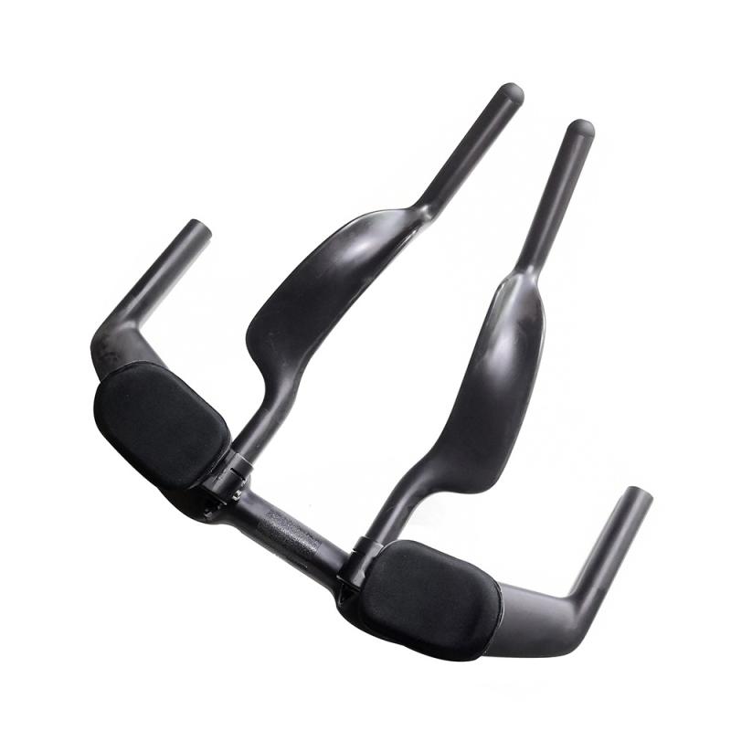 自転車ハンドル カーボン製 ロードバイク TTハンドル タイムトライアル ドロップハンドル 補助ハンドル レース 練習 サイクリング 軽量 高剛性｜bloomelier