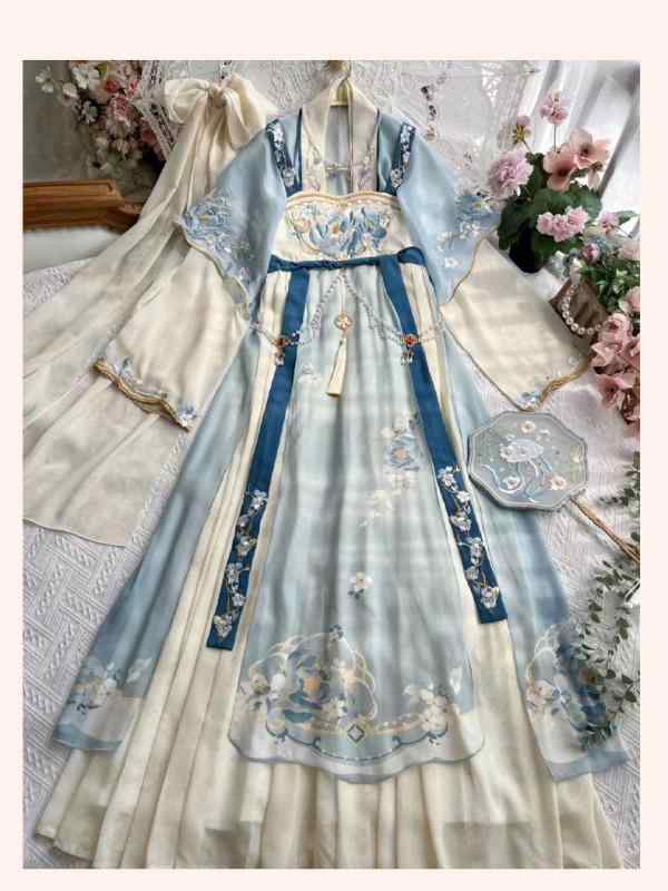 漢服 レディース 春夏 刺繍 古装 中華風 コスプレ 衣装 コスチューム レトロ エスニック 大人 イベント 旅行 フェス おしゃれ かわいい|bloomelier