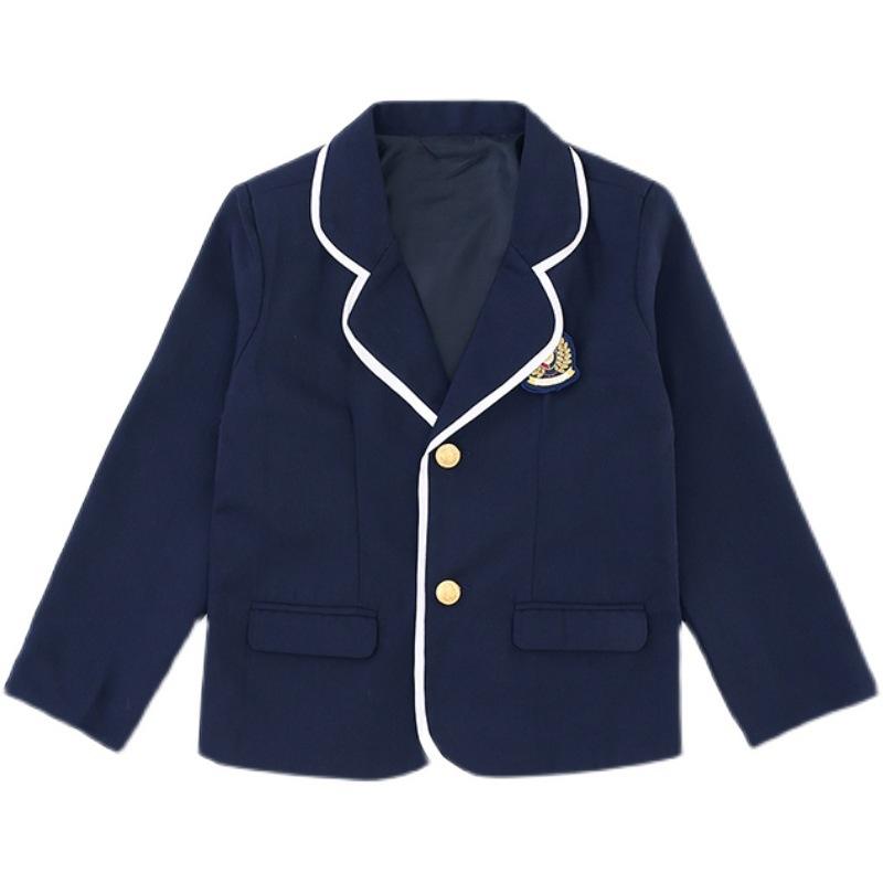 校服 キッズ 5点セット ブレザー フォーマルスーツ 男の子 女の子 春秋 幼稚園 小学生 イギリス風 制服 学院風 通学 面接 発表会 入園式 卒園式 入学式｜bloomelier