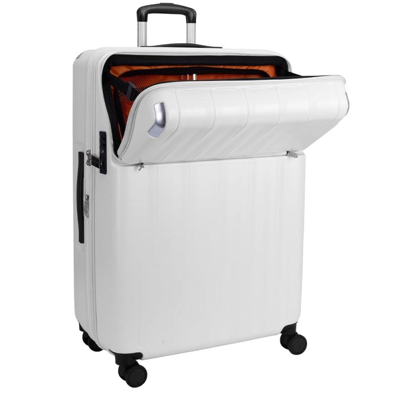[トラベリスト]キャリーケース ジッパー トップオープン ブレーキ付き 拡張機能 レスト 92L(108L)｜bloomelier