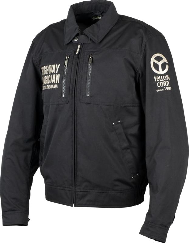 [イエローコーン] YB-4100 コットンジャケット BK S｜bloomelier