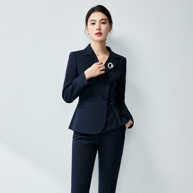 スーツ レディース セットアップ テーラードジャケット パンツスーツ スカートスーツ 3点セット 長袖 事務服 リクルート ビジネス 通勤 フォーマル 撥水 防しわ ウォッシャブル オフィス 制服 美脚|bloomelier