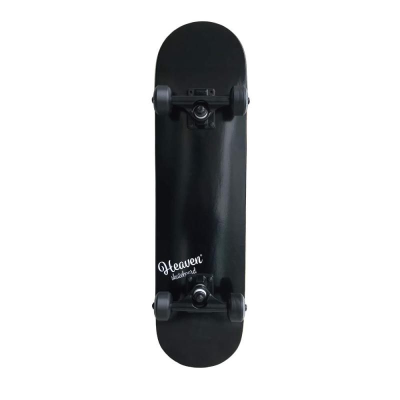スケートボード スケボー HEAVEN JUNIOR SKATE BOARD VITAMIN 28.5×7.375インチ(72.4×18.7センチ) ヘブン JASA加盟 プロスペック 子供用 ジュニア用 スケボー アウトレット (BLK(ブラック))|bloomelier