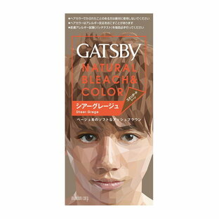 【３６個仕掛ける】【１入れもの分】 ギャツビー ナチュラルブリーチカラー シアーグレージュ 1仕掛ける×３６個仕掛ける １入れもの分 【置き目品】【dcs】