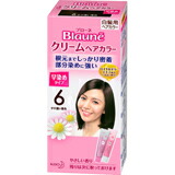 【２４個仕掛ける】【１入れもの分】  ブローネ 皮膚軟化剤髪の毛色つや 6やや濃縮された栗色(1液40g・2液40g) ×２４個仕掛ける １入れもの分 【置き目品】【治療薬部外品】