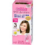 【２４個セット】【１ケース分】 ブローネ クリームヘアカラー 3明るい栗色(1液40g・2液40g) ×２４個セット　１ケース分　【正規品】【医薬部外品】