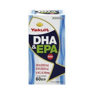 【３個セット】 ヤクルト DHA＆EPA500 300粒×３個セット 【正規品】 ※軽減税率対象品