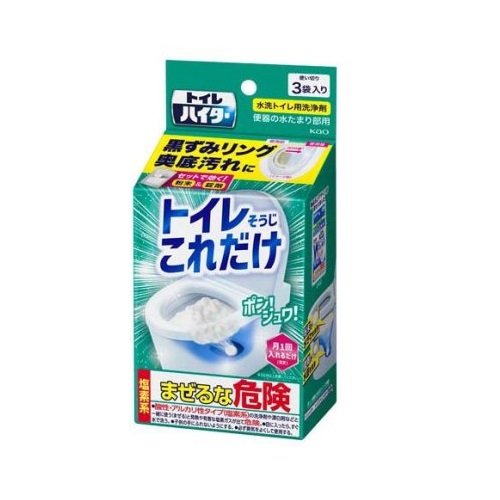 【３０個セット】 花王 トイレハイター トイレそうじこれだけ(40g×3袋入)×３０個セット【正規品】