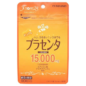 【１００個仕掛ける】【１入れもの分】 マルマン プラセンタ 15000  ９０粒入り口・入口×１００個仕掛ける １入れもの分【置き目品】 ※助け出す税率客体品