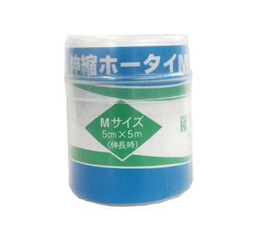 【４００個セット】【１ケース分】カワモト 伸縮ホータイ Mサイズ 5cm×5ｍ×４００個セット　１ケース分【正規品】【k】【ご注文後発送までに2週間前後頂戴する場合がございます】