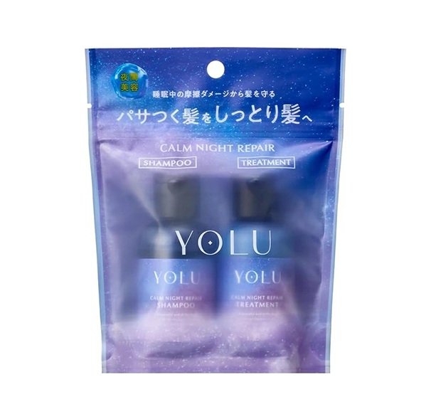【５個セット】 I-ne YOLU カームナイトリペア トラベルセット ネロリ＆ピオニー(45ml+45g)×５個セット【正規品】