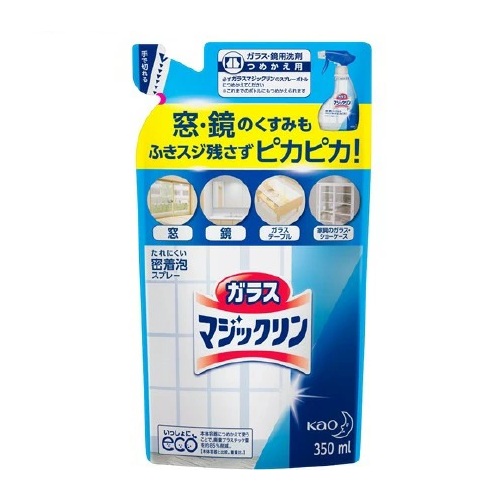 【２４個セット】【１ケース分】 花王 ガラスマジックリン つめかえ(350ml)×２４個セット　１ケース分【正規品】