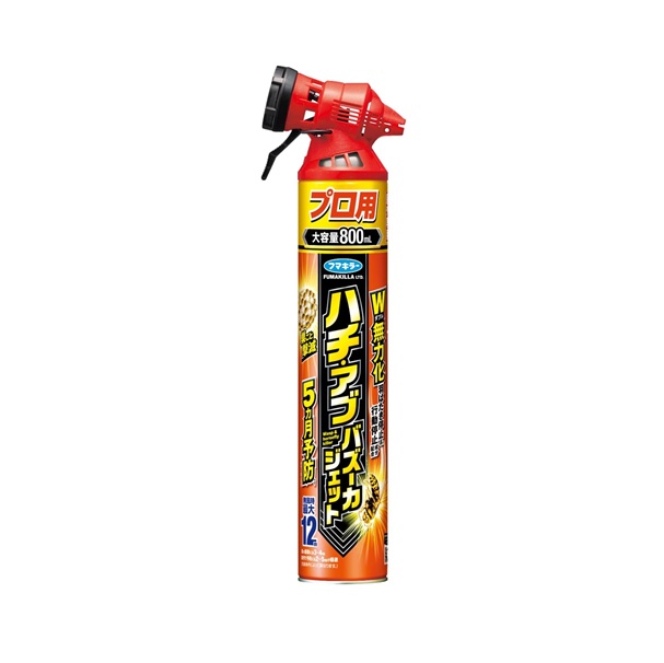 【５個書き割り】 フマキラー ハチ・アブ バズーカジェット機(800ml)×５個書き割り【定まり品】【ori】