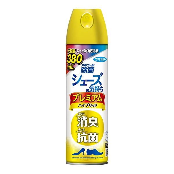 【１０個セット】 フマキラー シューズの気持ち プレミアム ハイブリッド 無香性(380ml)×１０個セット【正規品】
