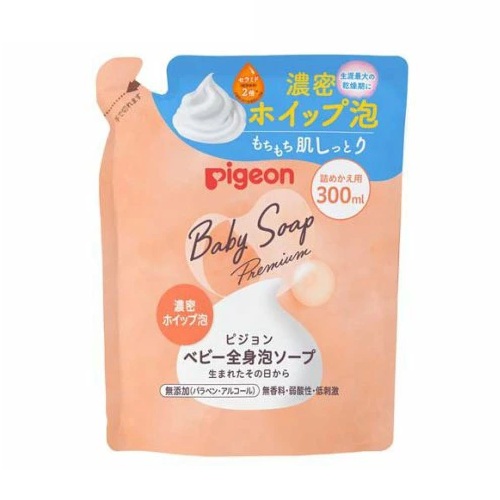 【２０個セット】 ピジョン 全身泡ソープ 濃密ホイップ泡 つめかえ(300ml)&times;２０個セット【正規品】【mor】【k】【ご注文後発送までに1週間前後頂戴する場合がございます】｜ブルームグリーン
