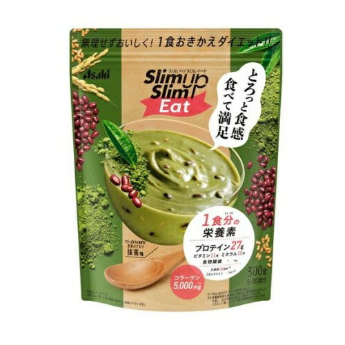 【１０個仕かける】 アサヒ スリムアップスリム イート 抹茶味(300g)×１０個仕かける【定まり品】※助け出す税率客体品