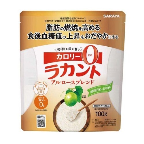 【２４個セット】【１ケース分】 サラヤ ラカント アルロースブレンド(100g)×２４個セット　１ケース分【正規品】【mor】【ご注文後発送までに3週間前後頂戴する場合がございます】※軽減税率対象品