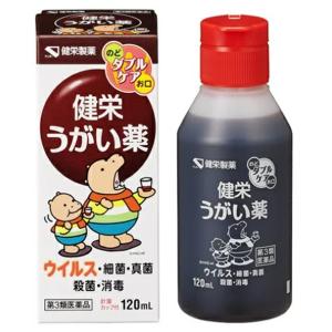 【第3類飲み薬】【２０個書き割り】 健栄うがい薬 120mL×２０個書き割り 【定め事品】