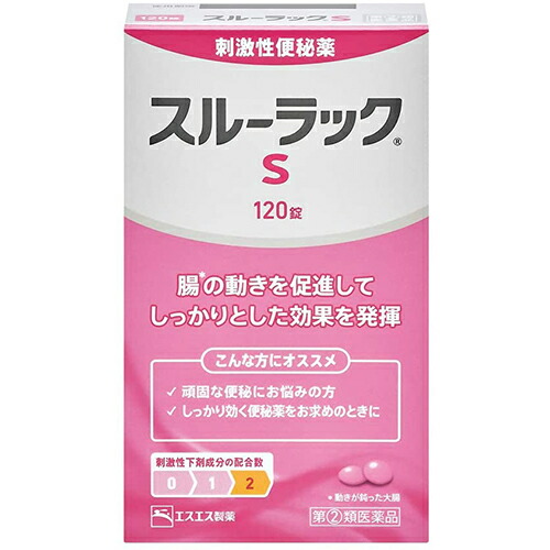 【第(2)類医薬品】【１０個セット】エスエス製薬 スルーラックS 120錠×１０個セット 【正規品】【ori】