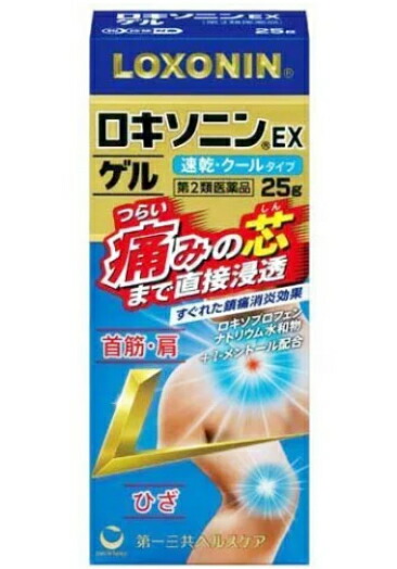 【第2類医薬品】【10個セット】 第一三共ヘルスケア ロキソニンEX ゲル 25g×10個セット 【正規品】