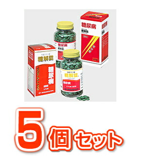【第2類飲み薬】【５個書き割り】  糖解錠 370錠×５個書き割り 【定め事品】