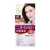【27個セット】【1ケース分】 サロンドプロ 無香料ヘアカラー 早染め乳液 4E エレガントブラウン (1セット)×27個セット 1ケース分 【正規品】【dcs】|ブルームグリーン